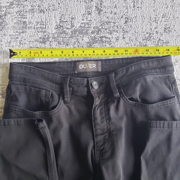 DU/ER Blue Black High Quality Performance Work Jeans Pants Stretchy w Vents - Picture 6 of 9